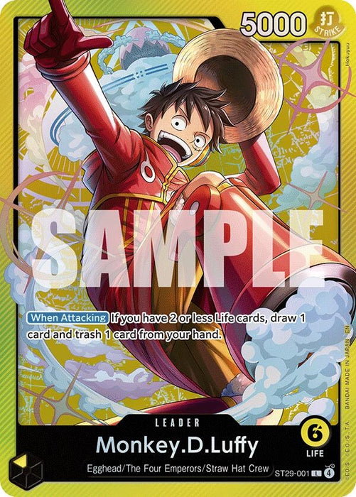 Monkey.D.Luffy (001) (ST29-001) (Foil) [Starter Deck 29: Egghead]