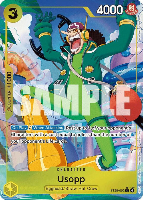 Usopp (Full Art) (ST29-002) (Foil) [Starter Deck 29: Egghead]