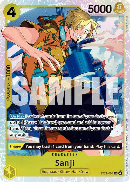 Sanji (ST29-004) (Foil) [Starter Deck 29: Egghead]