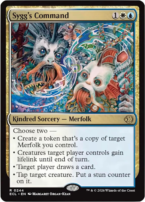 Image for Sygg's Command (244) (Foil) [Lorwyn Eclipsed] - Magic: The Gathering