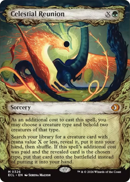 Image for Celestial Reunion (Showcase) (326) (Foil) [Lorwyn Eclipsed] - Magic: The Gathering