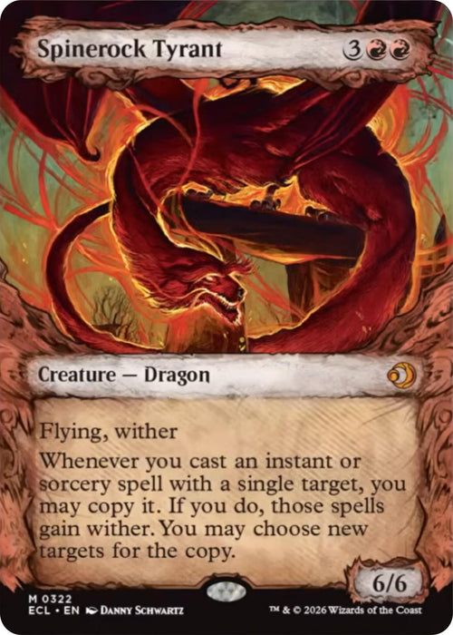 Image for Spinerock Tyrant (0322) (Showcase) (322) (Foil) [Lorwyn Eclipsed] - Magic: The Gathering
