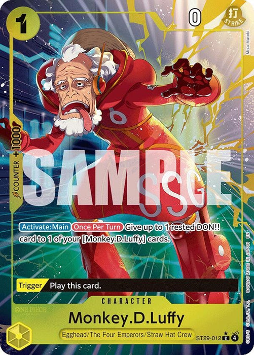 Monkey.D.Luffy (012) (Full Art) (ST29-012) (Foil) [Starter Deck 29: Egghead]