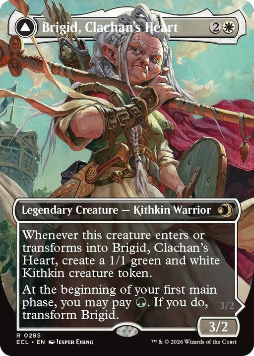 Image for Brigid, Clachan's Heart (Borderless) (285) (Foil) [Lorwyn Eclipsed] - Magic: The Gathering