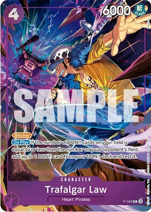 Trafalgar Law (Illustration Box Vol.6) (P-093) (Foil) [One Piece Promotion Cards]