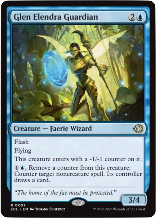 Image for Glen Elendra Guardian (51) (Foil) [Lorwyn Eclipsed] - Magic: The Gathering
