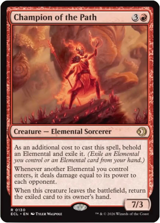 Image for Champion of the Path (130) (Foil) [Lorwyn Eclipsed] - Magic: The Gathering