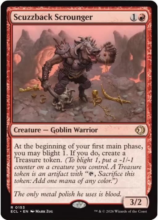 Image for Scuzzback Scrounger (153) (Foil) [Lorwyn Eclipsed] - Magic: The Gathering