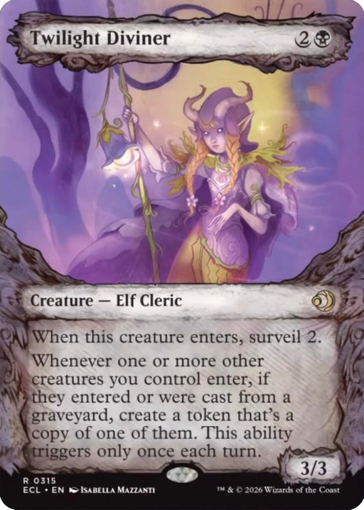 Image for Twilight Diviner (Showcase) (315) (Foil) [Lorwyn Eclipsed] - Magic: The Gathering
