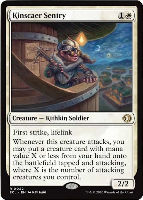 Image for Kinscaer Sentry (22) (Foil) [Lorwyn Eclipsed] - Magic: The Gathering