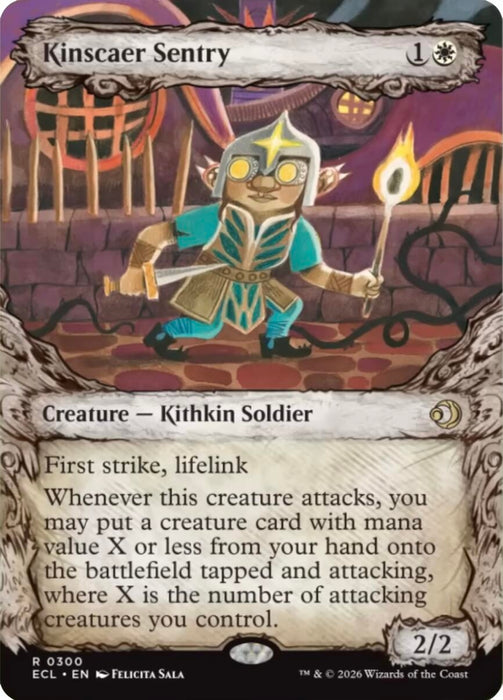 Image for Kinscaer Sentry (Showcase) (300) (Foil) [Lorwyn Eclipsed] - Magic: The Gathering