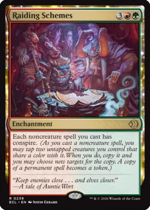 Image for Raiding Schemes (239) (Foil) [Lorwyn Eclipsed] - Magic: The Gathering