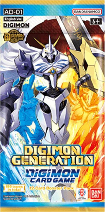 Digimon CG AD-01 Digimon Generation Booster Pack