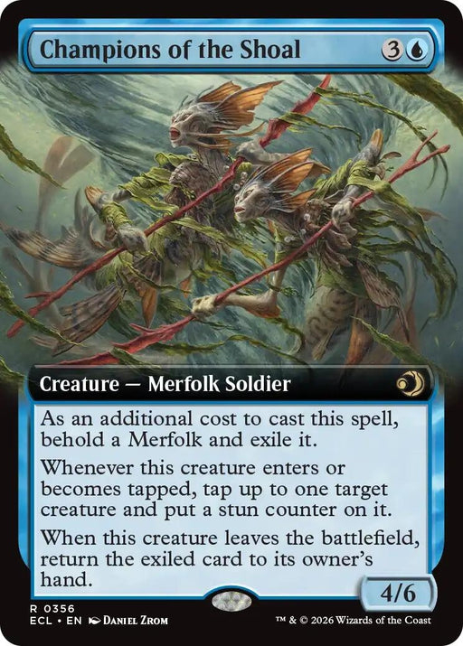 Image for Champions of the Shoal (Extended Art) (356) (Foil) [Lorwyn Eclipsed] - Magic: The Gathering
