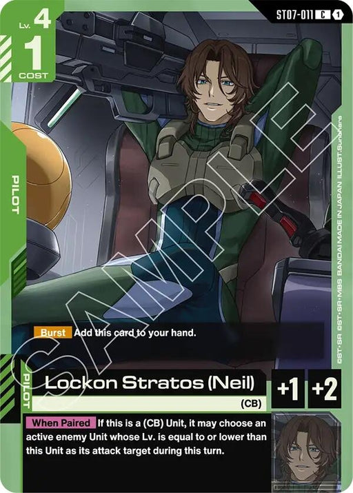 Image for Lockon Stratos (Neil) (ST07-011) [Starter Deck 07: Celestial Drive] - Gundam Card Game