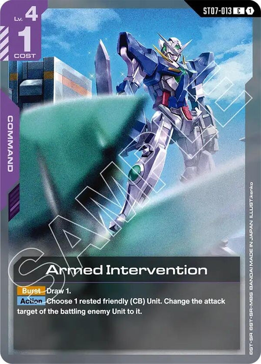 Image for Armed Intervention (ST07-013) [Starter Deck 07: Celestial Drive] - Gundam Card Game