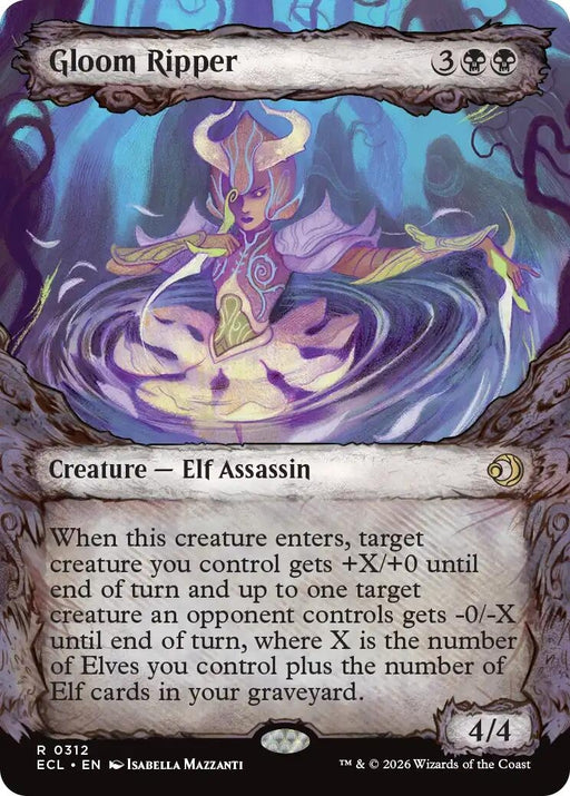 Image for Gloom Ripper (Showcase) (312) (Foil) [Lorwyn Eclipsed] - Magic: The Gathering