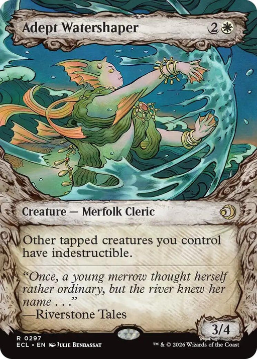 Image for Adept Watershaper (Showcase) (297) [Lorwyn Eclipsed] - Magic: The Gathering