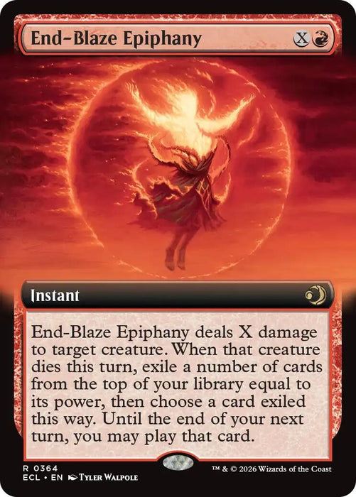 Image for End-Blaze Epiphany (Extended Art) (364) (Foil) [Lorwyn Eclipsed] - Magic: The Gathering