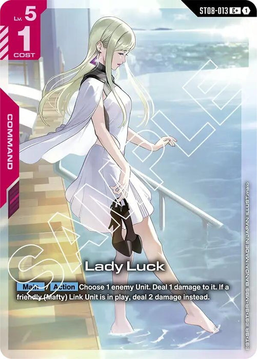 Lady Luck (C+) (ST08-013) (Holofoil) [Starter Deck 08: Flash of Radiance]