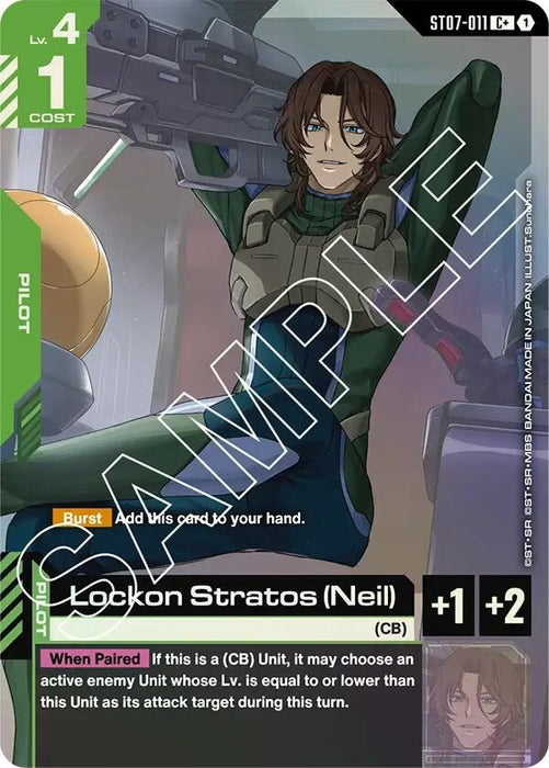 Lockon Stratos (Neil) (C+) (ST07-011) (Holofoil) [Starter Deck 07: Celestial Drive]