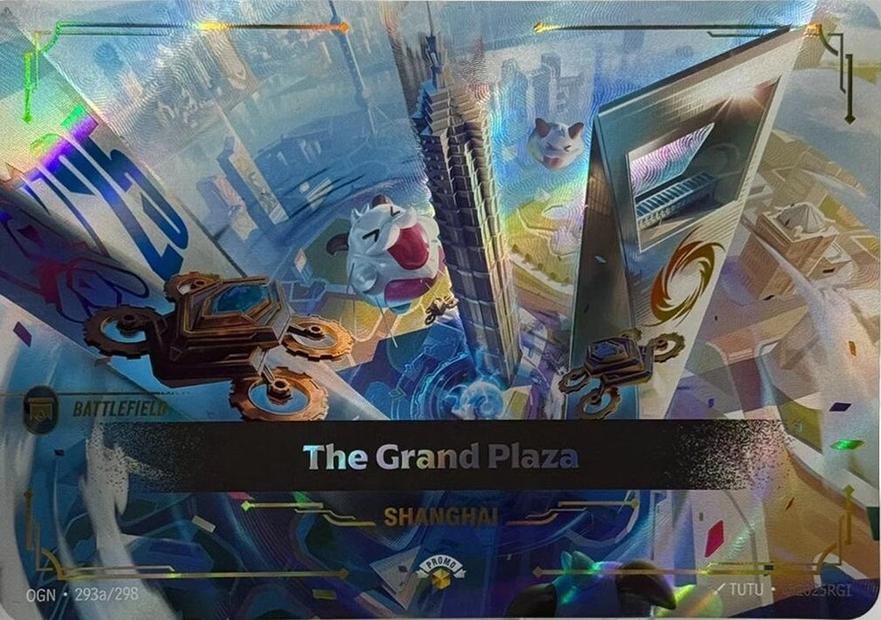 Image for The Grand Plaza (293a/298) (Foil) [Riftbound Promotional Cards] - Riftbound: League of Legends Trading Card Game