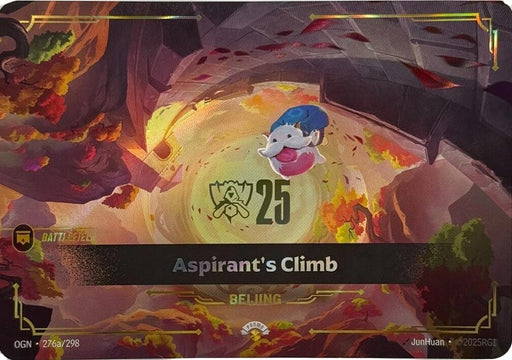 Image for Aspirant's Climb (276a/298) (Foil) [Riftbound Promotional Cards] - Riftbound: League of Legends Trading Card Game