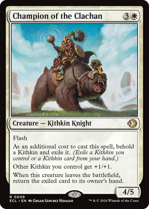 Image for Champion of the Clachan (9) [Lorwyn Eclipsed] - Magic: The Gathering