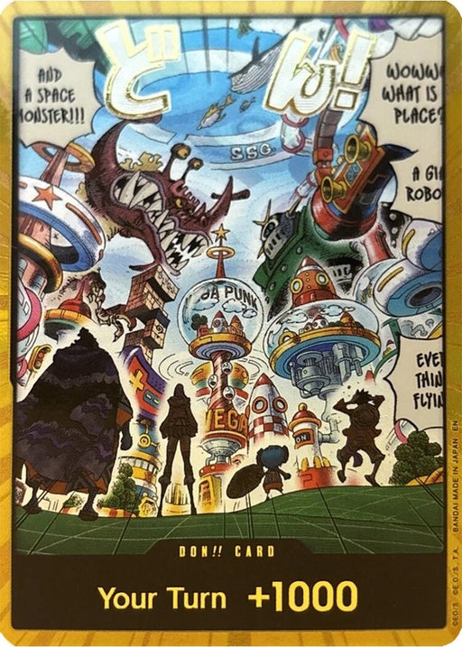 Image for DON!! Card (Egghead) (Gold) (Foil) [The Azure Sea's Seven] - One Piece Card Game