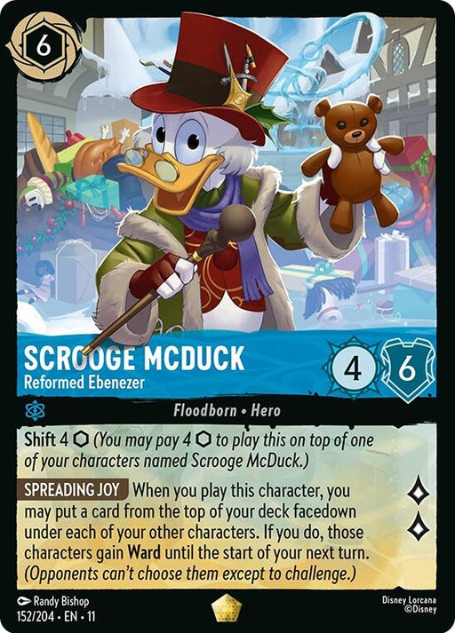Image for Scrooge McDuck - Reformed Ebenezer (152/204) [Winterspell] - Disney Lorcana