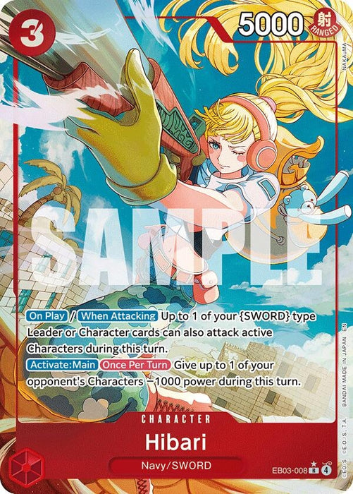 Hibari (Alternate Art) (EB03-008) (Foil) [Extra Booster: One Piece Heroines Edition]