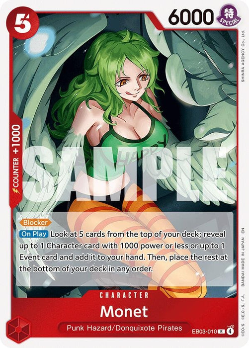 Monet (EB03-010) (Foil) [Extra Booster: One Piece Heroines Edition]