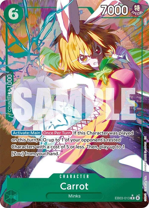 Carrot (Alternate Art) (EB03-013) (Foil) [Extra Booster: One Piece Heroines Edition]