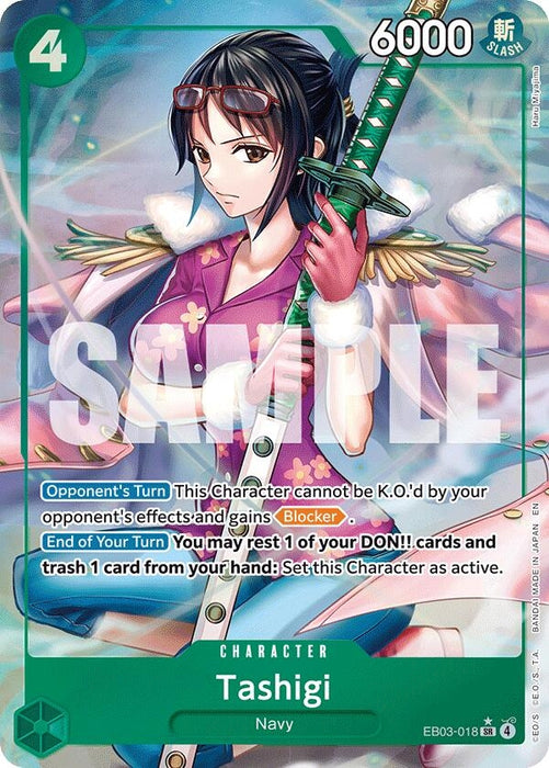 Tashigi (Alternate Art) (EB03-018) (Foil) [Extra Booster: One Piece Heroines Edition]