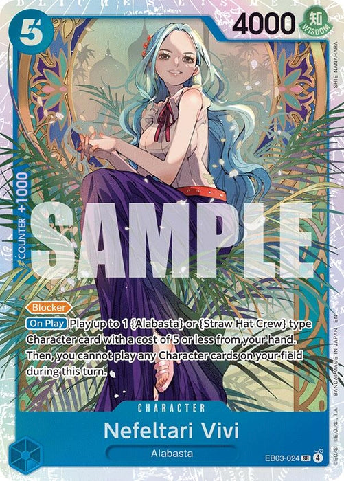 Nefeltari Vivi (024) (EB03-024) (Foil) [Extra Booster: One Piece Heroines Edition]