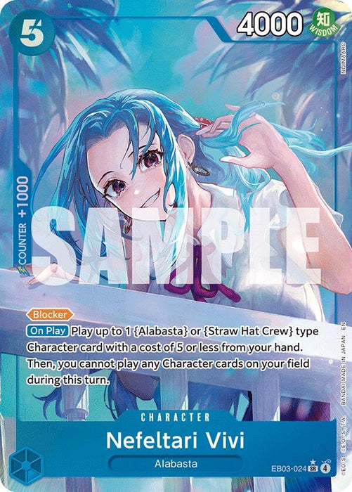 Nefeltari Vivi (024) (Alternate Art) (EB03-024) (Foil) [Extra Booster: One Piece Heroines Edition]