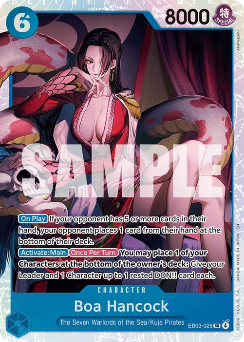 Boa Hancock (EB03-026) (Foil) [Extra Booster: One Piece Heroines Edition]