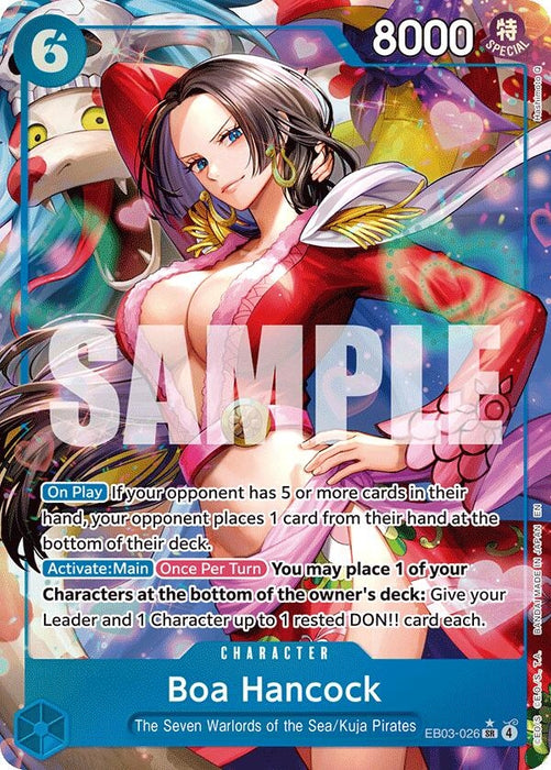 Boa Hancock (Alternate Art) (EB03-026) (Foil) [Extra Booster: One Piece Heroines Edition]