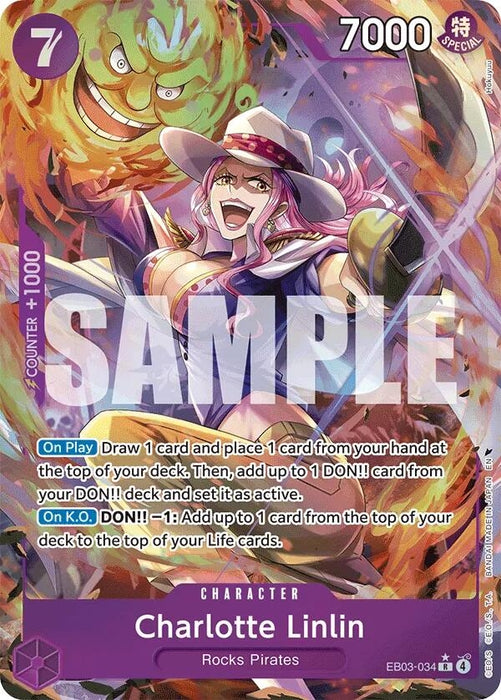 Charlotte Linlin (Alternate Art) (EB03-034) (Foil) [Extra Booster: One Piece Heroines Edition]