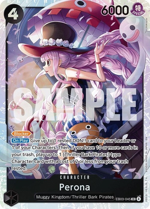 Perona (045) (EB03-045) (Foil) [Extra Booster: One Piece Heroines Edition]
