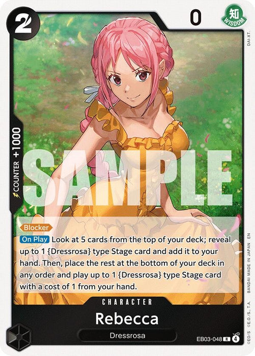Rebecca (EB03-048) (Foil) [Extra Booster: One Piece Heroines Edition]
