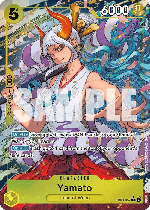 Yamato (Alternate Art) (EB03-057) (Foil) [Extra Booster: One Piece Heroines Edition]