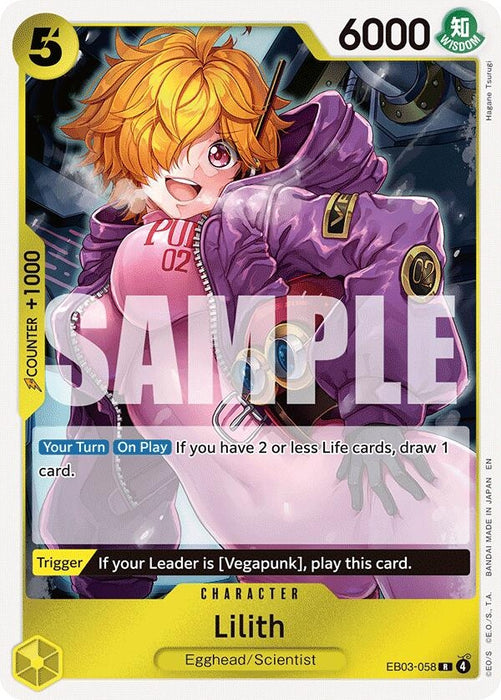 Lilith (EB03-058) (Foil) [Extra Booster: One Piece Heroines Edition]