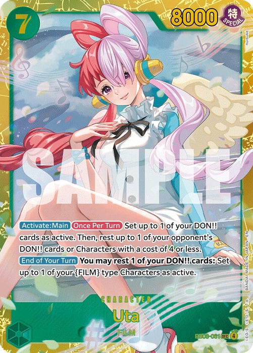 Uta (061) (EB03-061) (Foil) [Extra Booster: One Piece Heroines Edition]