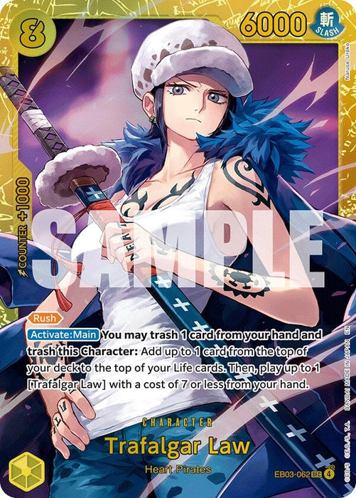 Trafalgar Law (EB03-062) (Foil) [Extra Booster: One Piece Heroines Edition]