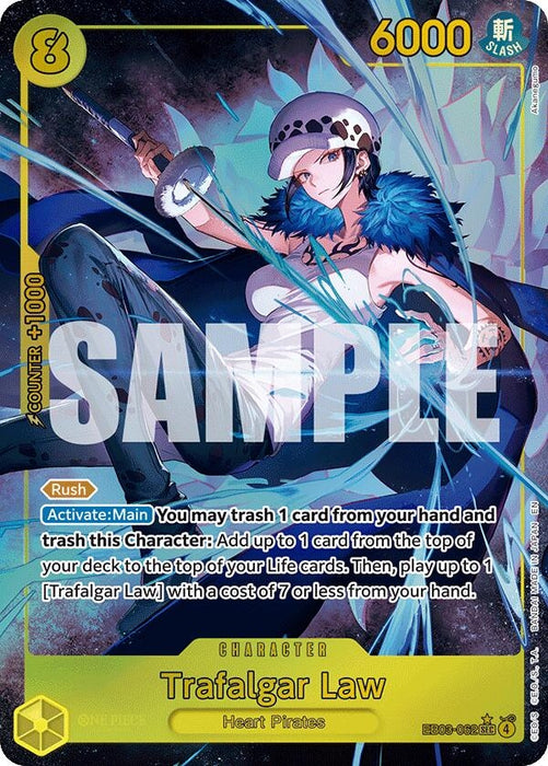 Trafalgar Law (Alternate Art) (EB03-062) (Foil) [Extra Booster: One Piece Heroines Edition]