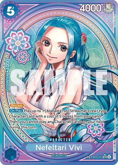 Nefeltari Vivi (024) (SP) (EB03-024) (Foil) [Extra Booster: One Piece Heroines Edition]