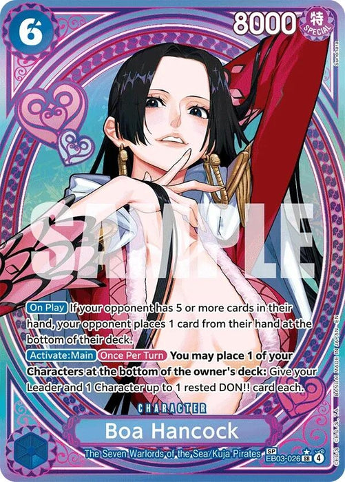Boa Hancock (SP) (EB03-026) (Foil) [Extra Booster: One Piece Heroines Edition]