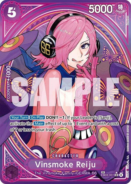 Vinsmoke Reiju (SP) (EB03-031) (Foil) [Extra Booster: One Piece Heroines Edition]