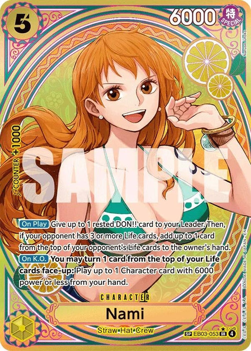 Nami (053) (SP) (EB03-053) (Foil) [Extra Booster: One Piece Heroines Edition]